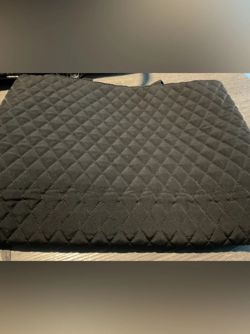 Vera Bradley Black Quilted 4 piece BUNDLE - Good Used Condition MSRP: $350+ - Picture 12 of 16